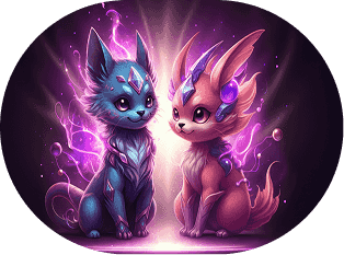 Illustration of pet merging and transformation